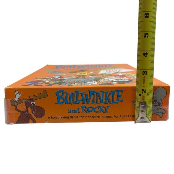 NOB Vintage 1988 "BULLWINKLE AND ROCKY Role Playing Party Game" SEALED OPEN BOX - Picture 3 of 16